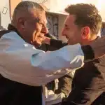 En medio del escándalo judicial en la AFA, «Chiqui» Tapia se mostró con Lionel Messi en Ezeiza: «Bienvenido, capitán»