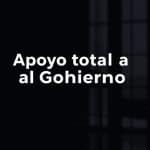 RESPALDO AL GOBIERNO
