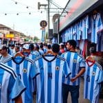 Cuenta regresiva para el Mundial 2026: crece la demanda de camisetas de la Selección Argentina y se consolida la “fiebre” en Posadas