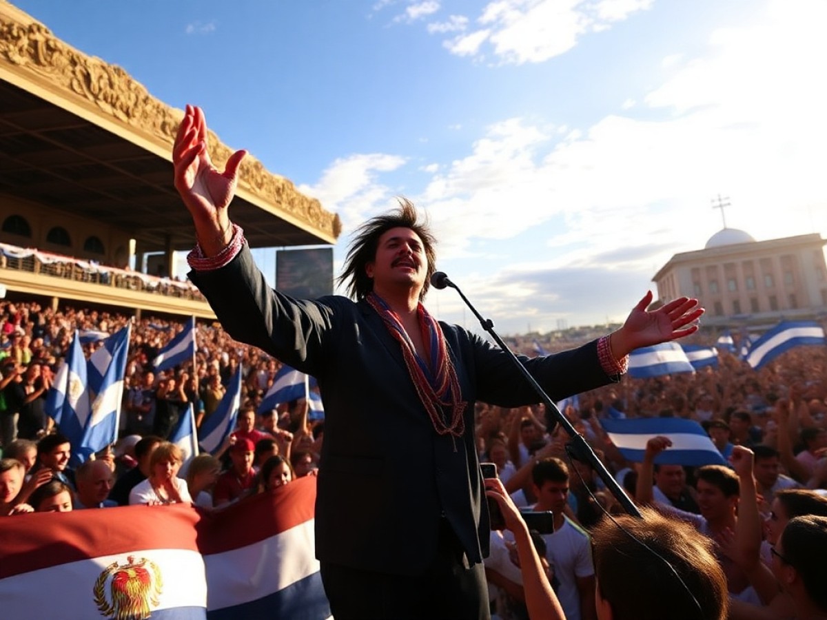 Argentina: Indio Solari, Banderas en tu corazón