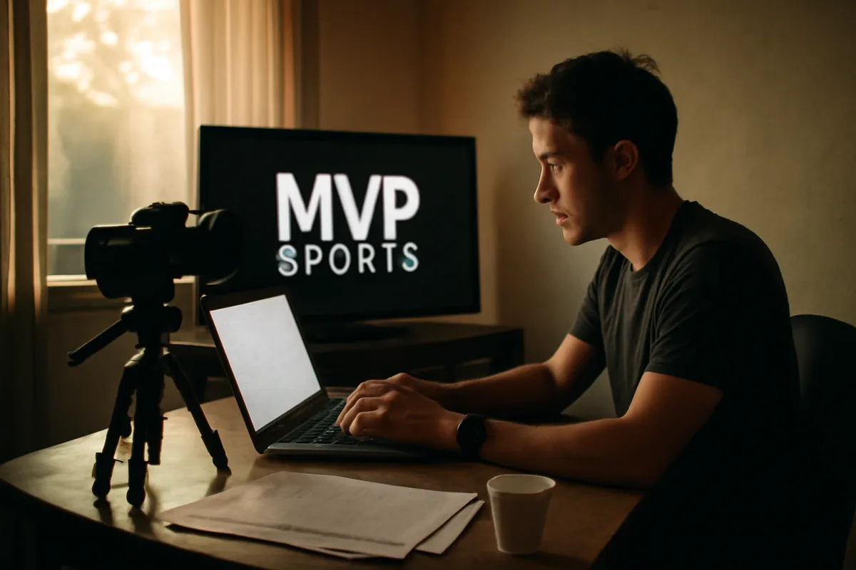 La creación de MVP Sports y el encuentro con Messi — Decidido a hacerse un lugar en el mundo del periodismo deportivo, Manuel fundó MVP Sports, un canal digital dedicado a cubrir eventos deportivos. Su dedicación y esfuerzo no pasaron desapercibidos,